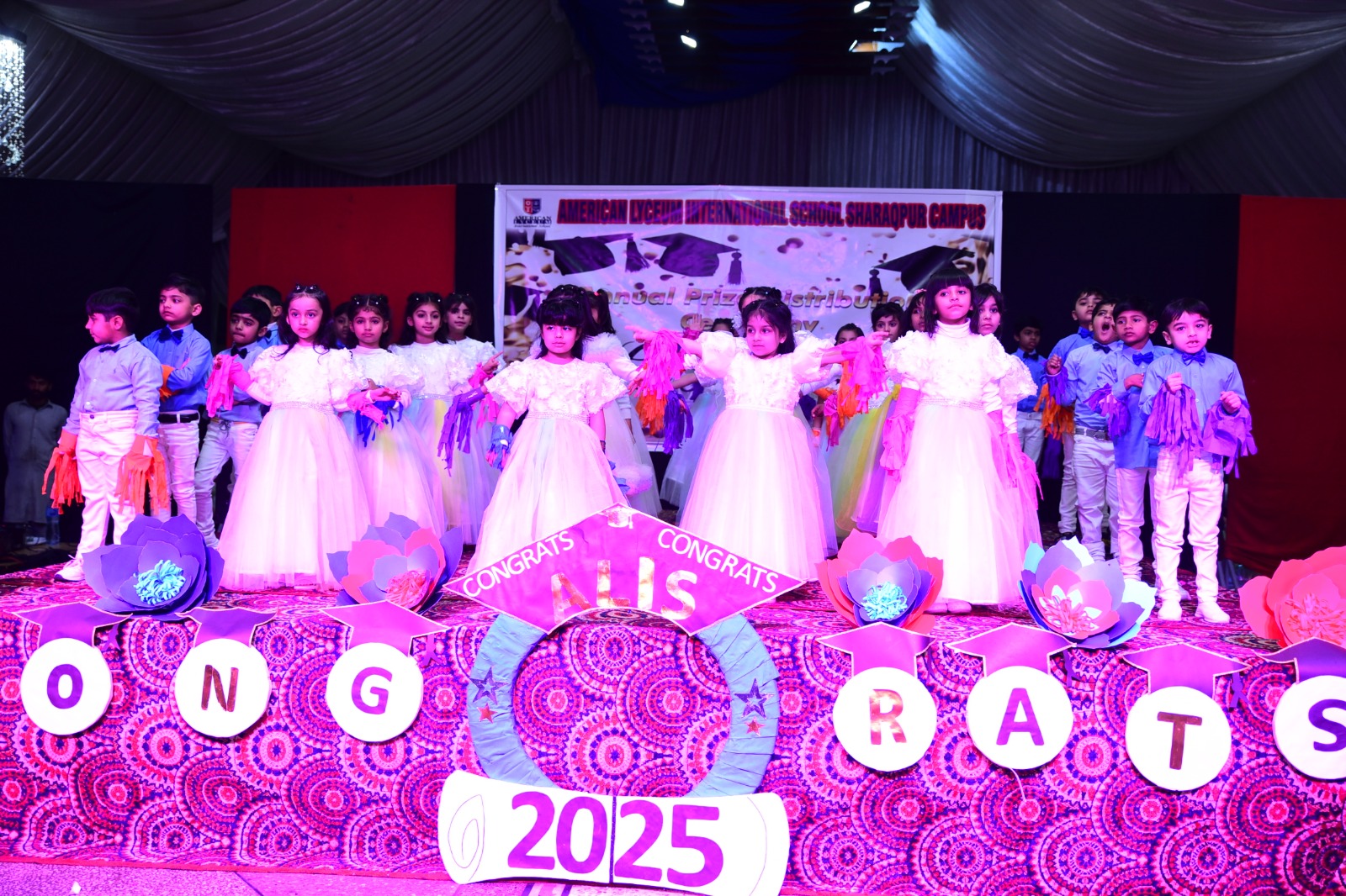 American Lyceum International School annual function stage performance